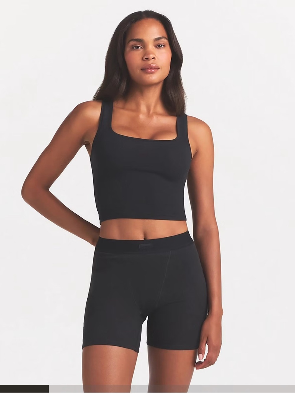 SKIMS Black Ribbed Tank - Picture 2 of 3